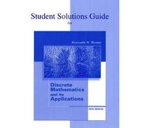 Student's Solutions Guide for Use with Discrete Mathematics and Its Applications by Kenneth H. Rosen (2002-09-25)