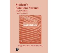 Student's Solutions Manual for Single Variable Calculus: Early Transcendentals