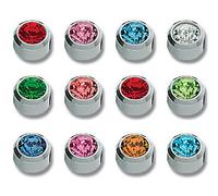 STUDEX Orecchini Medici Ø3,95Mm Zirconia Acciaio Chirurgico - 12 Paia Sterili