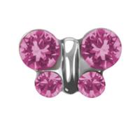 Studex SYSTEM 75 FARFALLA ROSA ACCIAIO 350