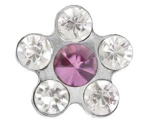 Studex SYSTEM75 MARGHERITA CRISTALLO-ROSA 5MM ACCIAIO