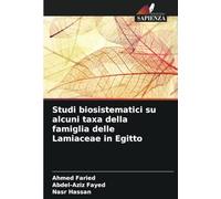 Studi biosistematici su alcuni taxa della famiglia delle Lamiaceae in Egitto