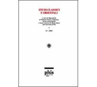 Studi classici e orientali (2009). Vol. 55
