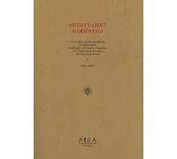 Studi classici e orientali (2013). Vol. 59