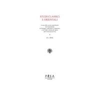 Studi classici e orientali (2014). Vol. 60