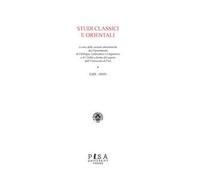 Studi classici e orientali (2023). Vol. 69
