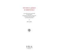Studi classici orientali (2024). Vol. 70
