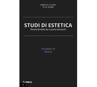 Studi di estetica (2026). Vol. 2: Sensibilia 19 Pathos