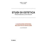 Studi di estetica. Il gusto come esperienza nell'estetica di David Hume (2023) (Vol. 1)