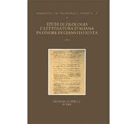 Studi di filologia e letteratura italiana in onore di Gianvito Resta