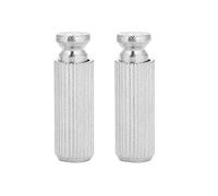 Studi e Ancore per Ponte Tremolo Chitarra Elettrica 8mm, Regolabili, Set da 2 - Lega di Rame - Zinco Resistente, Ricambio Essenziale per Ponti Floyd Rose (Argento)