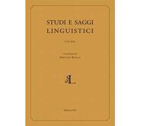 Studi e saggi linguistici (2012). Vol. 1
