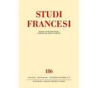 Studi francesi (2018). Vol. 186