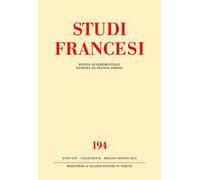 Studi francesi. Vol. 194: Baudelaire et son cénacle
