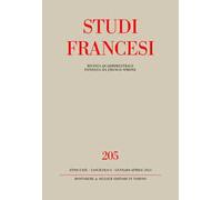 Studi francesi. Vol. 205