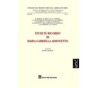 Studi in ricordo di Maria Gabriella Aimonetto