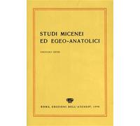 - Studi Micenei ed Egeo-anatolici. Fasc.XXVIII. Indice:Luigi Bernabò Brea e