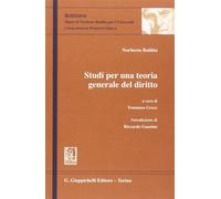 Studi per una teoria generale del diritto - Bobbio Norberto
