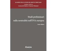 Studi preliminari sulla neutralità nell'IVA Europea