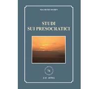 Libri Maurizio Marin - Studi sui presocratici - 2022