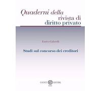 Studi sul concorso dei creditori