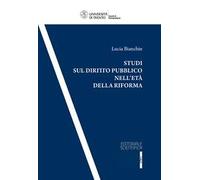 Studi sul diritto pubblico nell'età della riforma