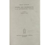 Studi sul Ruzzante e la letteratura pavana