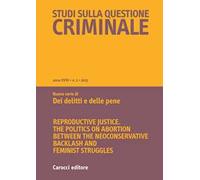 Studi sulla questione criminale (2023). Vol. 2