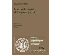 Studi sulle nullità del negozio giuridico