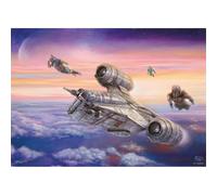 Studi Thomas Kinkade: Star Wars The Mandalorian - La scorta (1000 pezz