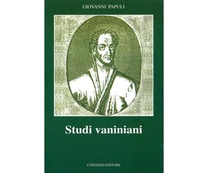 Studi vaniniani. - [Congedo]
