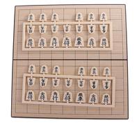 Studia Gli Scacchi Giapponesi di Shogi con Una Scacchiera Pieghevole in Legno
