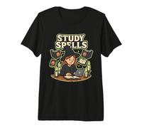 Studia incantesimi Strega e Libri Maglietta Premium