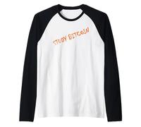 Studiare Bitcoin, Sii il cambiamento, 21 milioni, prova di lavoro Maglia con Maniche Raglan