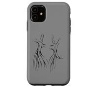 Studiare la sagoma nera mistica derviscio Custodia per iPhone 11