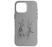 Studiare la sagoma nera mistica derviscio Custodia per iPhone 16 Pro Max