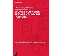Studien Zum Neuen Testament Und Zur Patristik (Copertina rigida)
