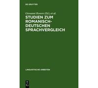 Studien Zum Romanisch-Deutschen Sprachvergleich (Copertina rigida)
