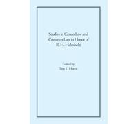 Studies in Canon Law and Common Law in Honor of R. H. Helmhol (Copertina rigida)