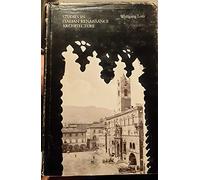 Studies in Italian Renaissance Architecture