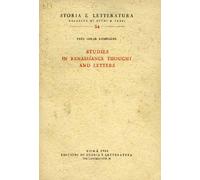 Studies in Renaissance thought and letters. Vol.I