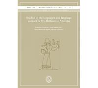 Studies in the languages and language contact in Pre-Hellenistic Anatolia: 17