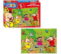 Studio 100 Bumba puzzle animali della foresta 12 pezzi puzzle in cartone per bambini