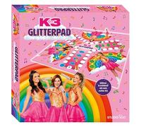 Studio 100 gioco da tavolo K3 Glitterpad, gioco colorato con personaggi K3