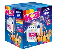 Studio 100 K3 Disco Box Bluetooth Karaoke con microfono e spettacolo di luci