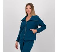 Studio 19 Felpa maniche lunghe con collo a cratere e chiusura a zip