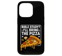 Studio biblico Porterò Pizza Christian Faith Divertente Gruppo di giovani Custodia per iPhone 13 Pro