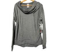 Studio By Capezio Felpa Con Cappuccio Slouch Elle Grigia - XS