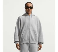 Studio Fleece Medium Weight Oversized Full-Zip Hoodie Grigio M