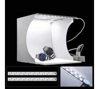 STUDIO FOTOGRAFICO PORTATILE LIGHT BOX CON ILLUMINAZIONE LED 6 SFONDI PER FOTO P